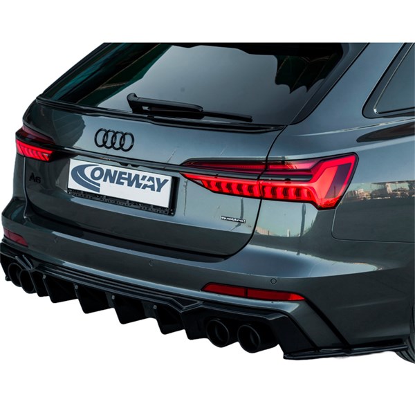 Bakre stötfångarskjol (Hörn) Audi A6 S-Line/S6 C8 18- OneWay