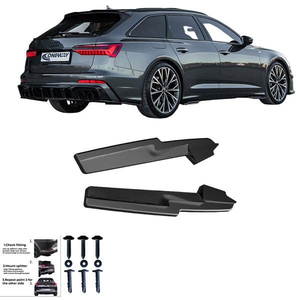 Bakre stötfångarskjol (Hörn) Audi A6 S-Line/S6 C8 18- OneWay Bakre stötfångarskjol (Hörn) Audi A6 S-Line/S6 C8 18- OneWay