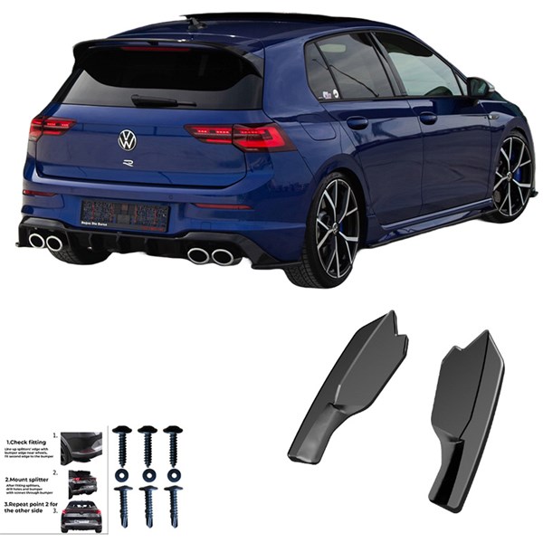 Bakre stötfångarskjol (Hörn) VW Golf VIII HB R 20- OneWay