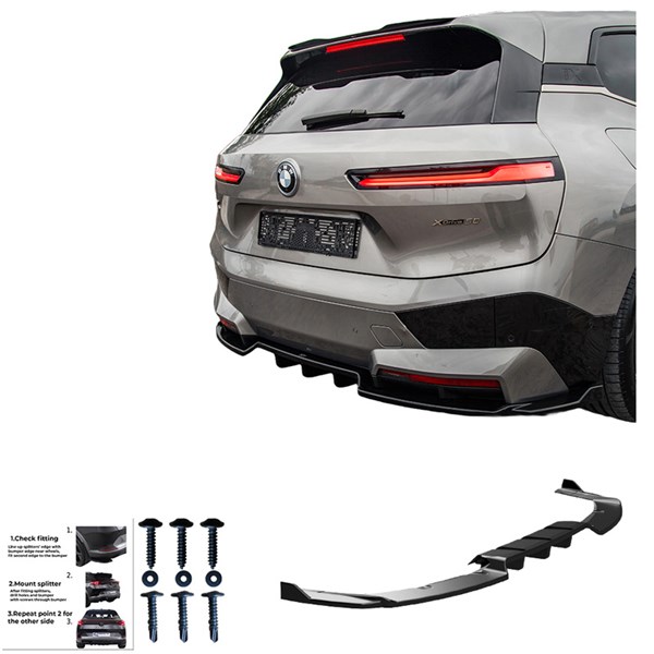 Bakre Bumper Kjol BMW iX M-Pack i20 2021- OneWay