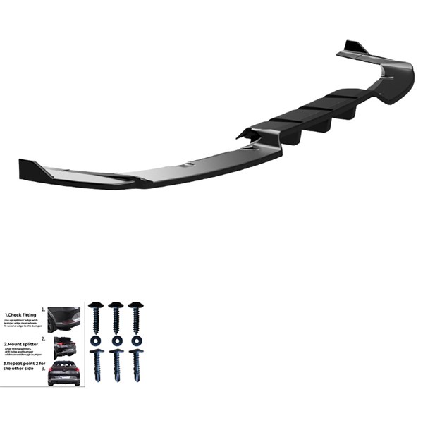 Bakre Bumper Kjol BMW iX M-Pack i20 2021- OneWay