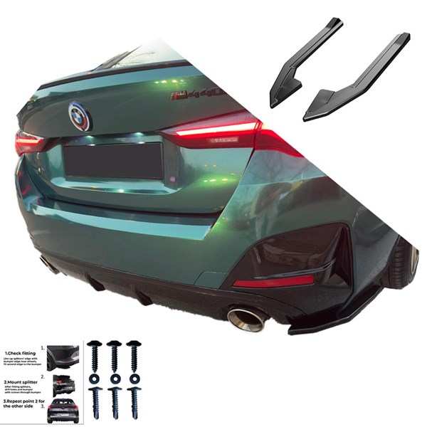 Bakre stötfångarskjol (Hörn) BMW i4 G26 M-Pack 21- Oneway OW RS11 OneWay Bakre stötfångarskjol (Hörn) BMW i4 G26 M-Pack 21- Oneway OW RS11 OneWay