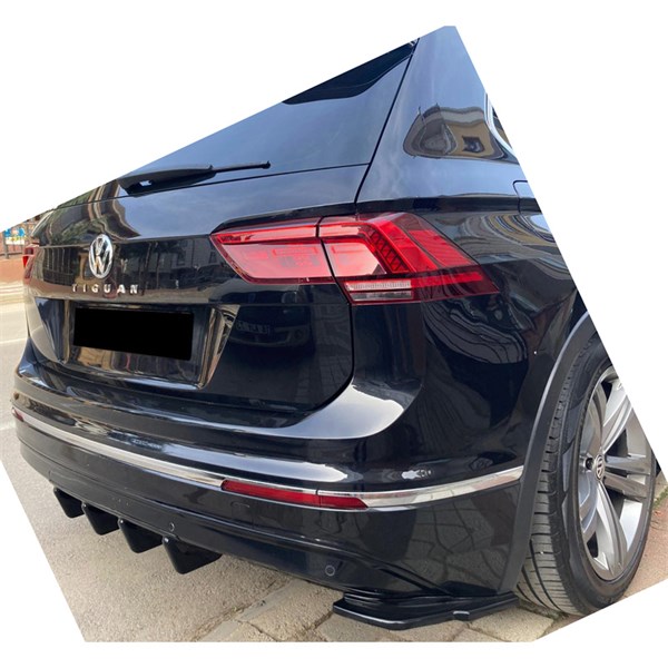 Bakre stötfångarskjol (Hörn) VW Tiguan II 16-20 OneWay