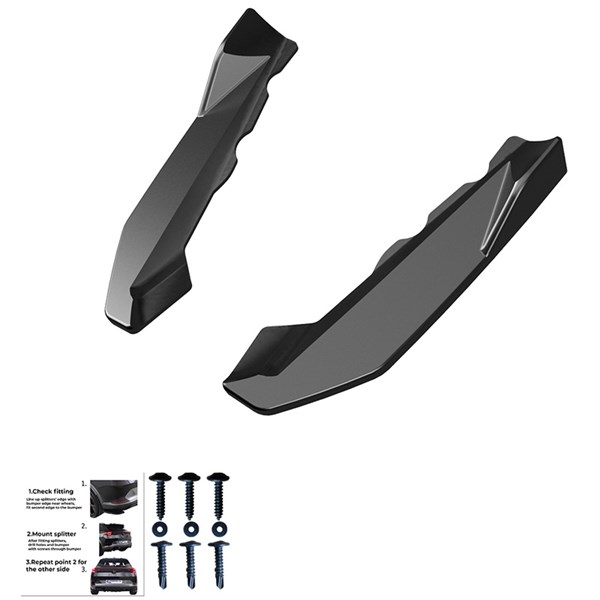 Bakre stötfångarskjol (Hörn) BMW X1 F48 M-Pack 15-19 Oneway OW RS OneWay Bakre stötfångarskjol (Hörn) BMW X1 F48 M-Pack 15-19 Oneway OW RS OneWay