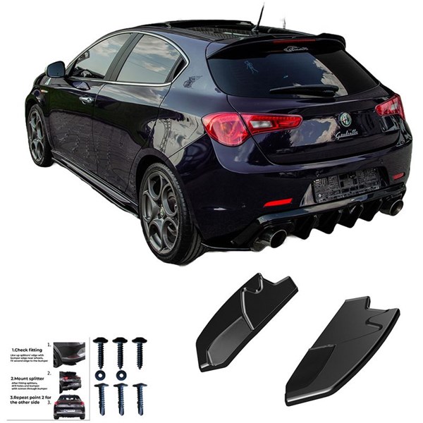 Bakre stötfångarskjol (Hörn) Alfa Romeo Giulietta 10-20 Oneway OW OneWay