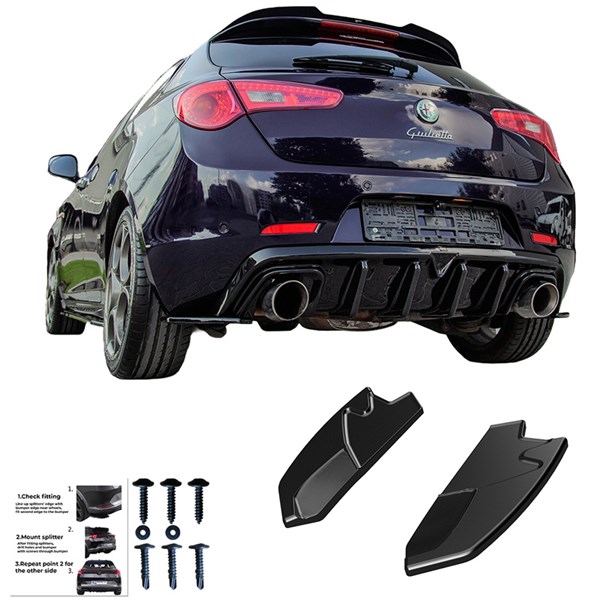 Bakre stötfångarskjol (Hörn) Alfa Romeo Giulietta 10-20 Oneway OW OneWay Bakre stötfångarskjol (Hörn) Alfa Romeo Giulietta 10-20 Oneway OW OneWay