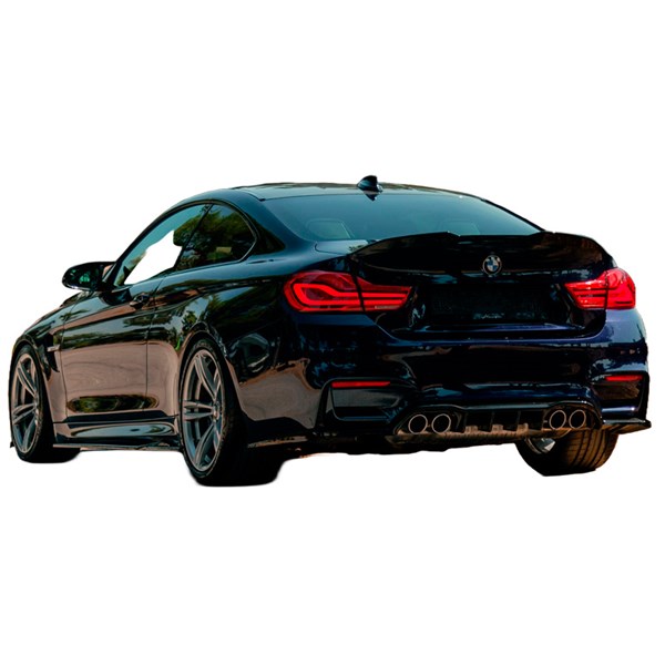 Bakre stötfångarskjol (Hörn) BMW M4 F82 14-21 Oneway OW RS11042 OneWay