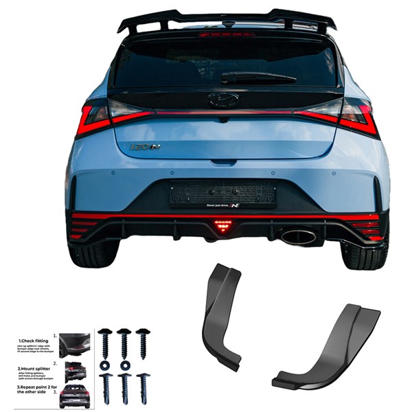 Bakre stötfångarskjol (Hörn) Hyundai I20 N MK3 20- Oneway OW RS11 OneWay Bakre stötfångarskjol (Hörn) Hyundai I20 N MK3 20- Oneway OW RS11 OneWay