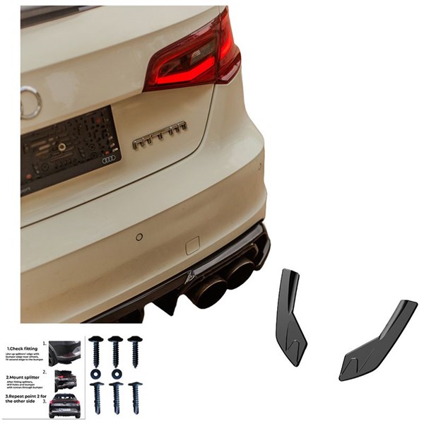 Bakre stötfångarskjol (Hörn) Audi S3 8V SB 13-16 Oneway OW RS1104 OneWay Bakre stötfångarskjol (Hörn) Audi S3 8V SB 13-16 Oneway OW RS1104 OneWay