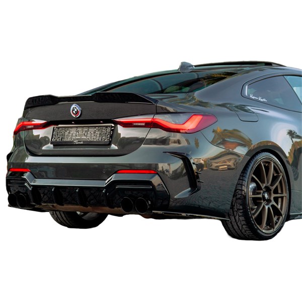 Bakre stötfångarskjol (Hörn) BMW 4 G22/G23/M440i 20- Oneway OW RS OneWay