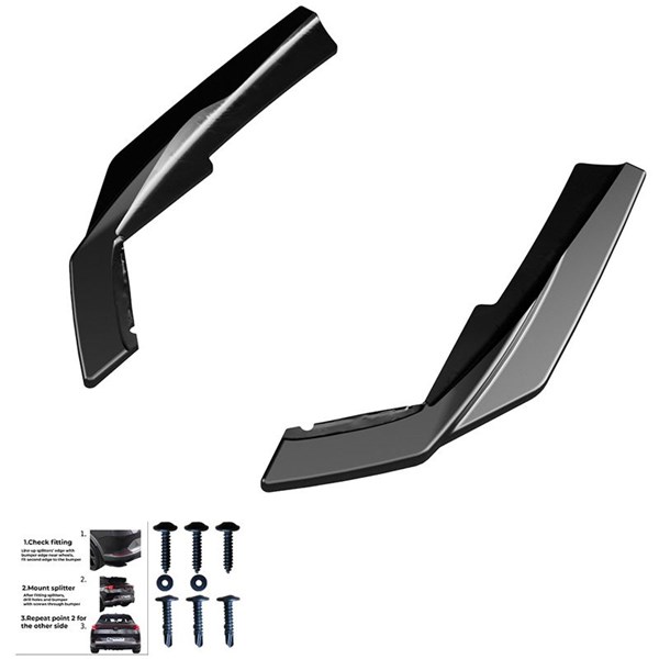 Bakre stötfångarskjol (Hörn) BMW 3 G20/G21 MPack FL 22- Oneway OW OneWay Bakre stötfångarskjol (Hörn) BMW 3 G20/G21 MPack FL 22- Oneway OW OneWay