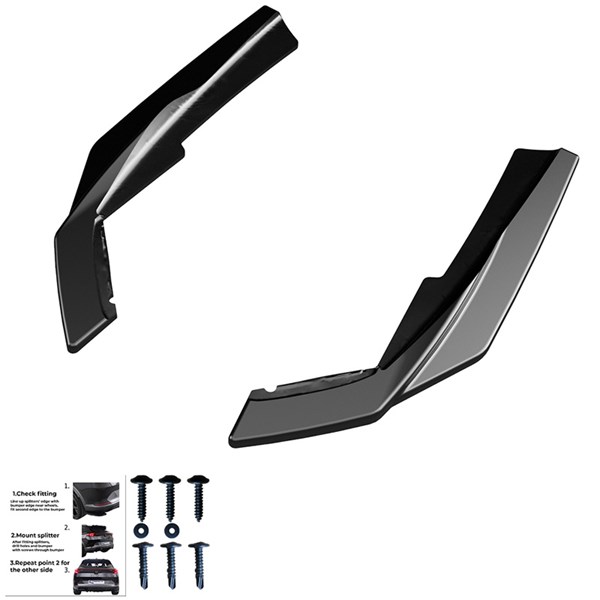 Bakre stötfångarskjol (Hörn) BMW 3 G20/G21 MPack FL 22- Oneway OW OneWay Bakre stötfångarskjol (Hörn) BMW 3 G20/G21 MPack FL 22- Oneway OW OneWay