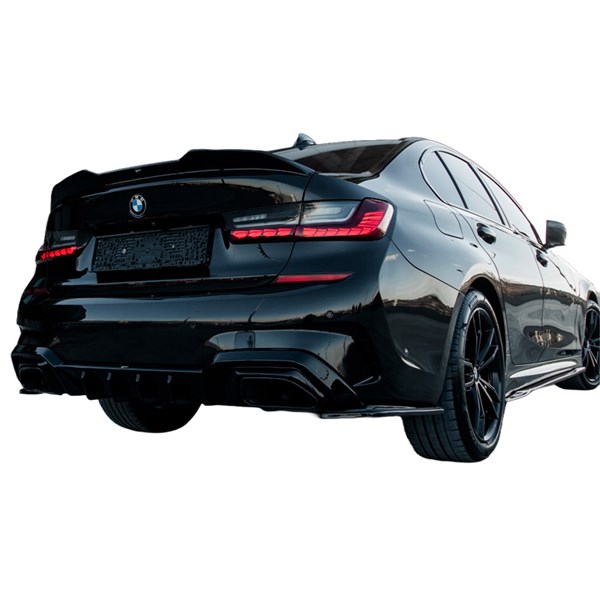 Bakre stötfångarskjol (Hörn) BMW 3 G20/G21 M-Pack 18-22 Oneway OW OneWay