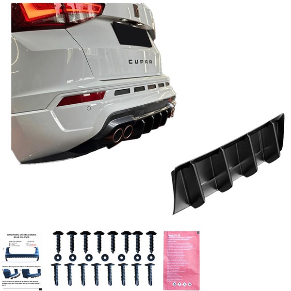 Bakre stötfångarkjol (Diffusor) Cupra Ateca 2018- OneWay Bakre stötfångarkjol (Diffusor) Cupra Ateca 2018- OneWay