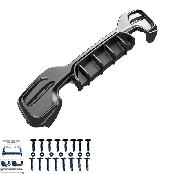 Bakre stötfångarkjol (Diffusor) BMW 1 F20/F21 FL MPwr 15-19 OneWay