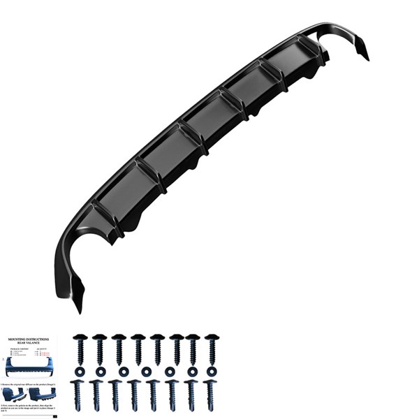 Bakre stötfångarkjol (Diffusor) BMW 3 G20/G21 2018-2022 OneWay