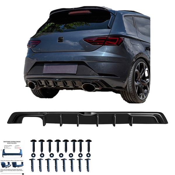 Bakre stötfångarkjol (Diffusor) Seat Leon(5F)HB FR FL 17-20 OneWay Bakre stötfångarkjol (Diffusor) Seat Leon(5F)HB FR FL 17-20 OneWay