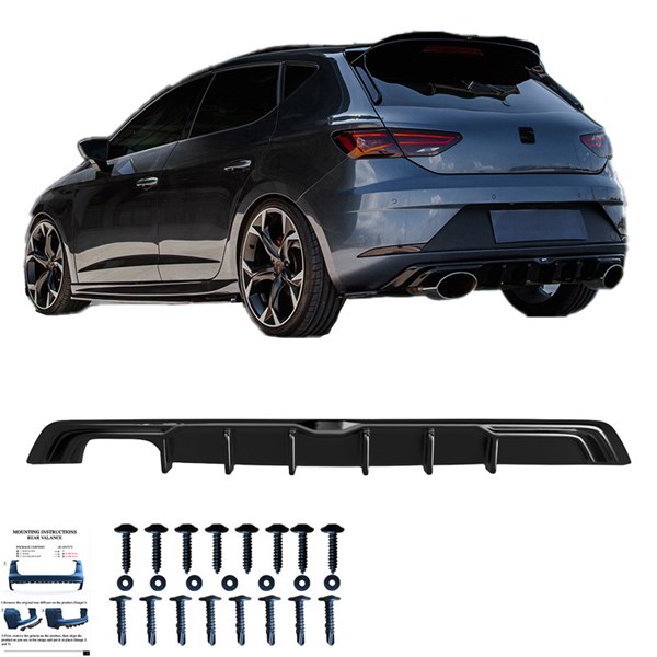 Bakre stötfångarkjol (Diffusor) Seat Leon(5F)HB FR FL 17-20 OneWay Bakre stötfångarkjol (Diffusor) Seat Leon(5F)HB FR FL 17-20 OneWay