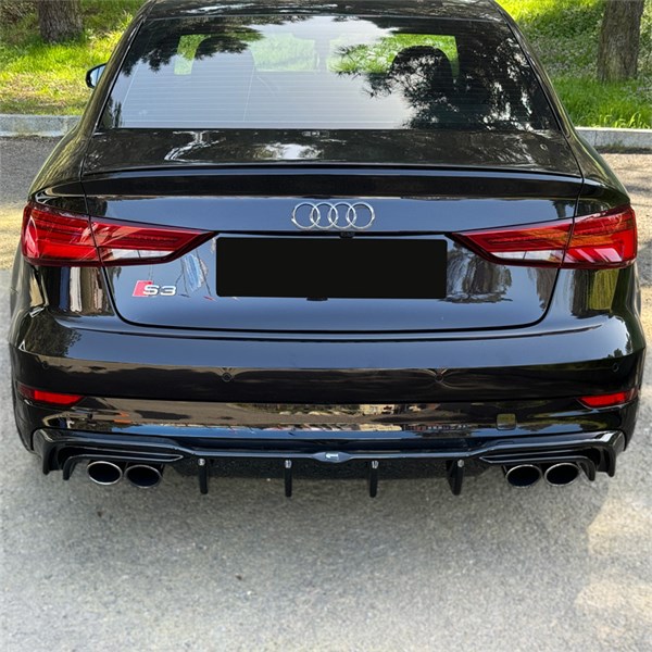 Bakre stötfångarkjol (Diffusor) Audi S3 Sedan 8V FL 16-20 OneWay Bakre stötfångarkjol (Diffusor) Audi S3 Sedan 8V FL 16-20 OneWay