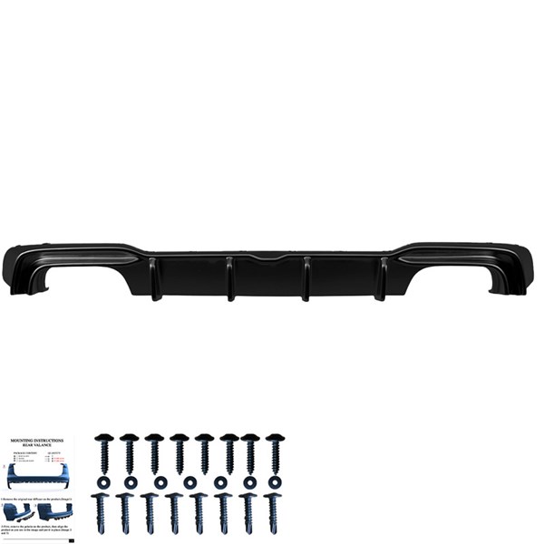 Bakre stötfångarkjol (Diffusor) Audi S3 Sedan 8V FL 16-20 OneWay