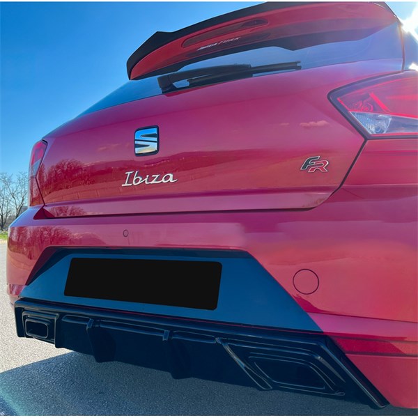 Bakre stötfångarkjol (Diffusor) Seat Ibiza (6F) 2017- Oneway OW R OneWay
