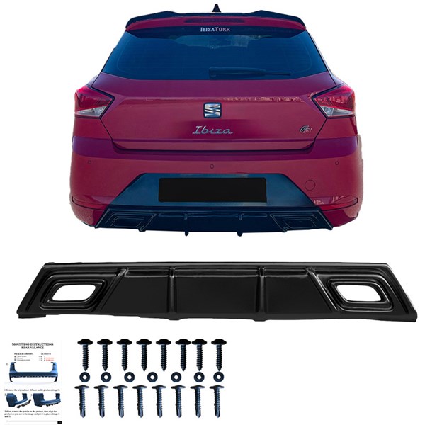 Bakre stötfångarkjol (Diffusor) Seat Ibiza (6F) 2017- Oneway OW R OneWay Bakre stötfångarkjol (Diffusor) Seat Ibiza (6F) 2017- Oneway OW R OneWay