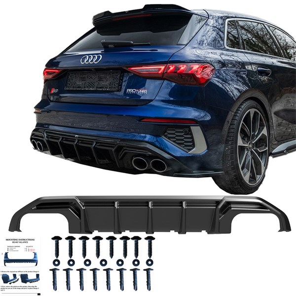 Bakre stötfångarkjol (Diffusor) Audi A3 8Y SLine/S3 2020- Oneway OneWay Bakre stötfångarkjol (Diffusor) Audi A3 8Y SLine/S3 2020- Oneway OneWay
