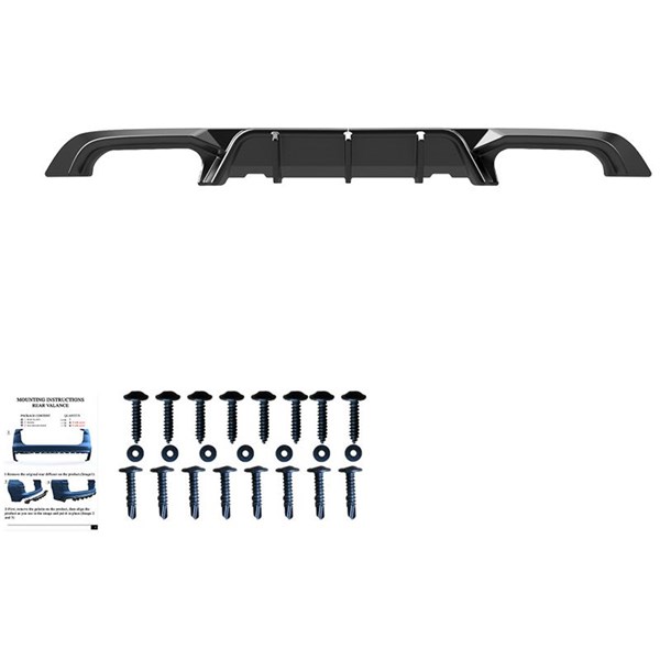 Bakre stötfångarkjol (Diffusor) VW Golf VII HB R 2013-2016 OneWay