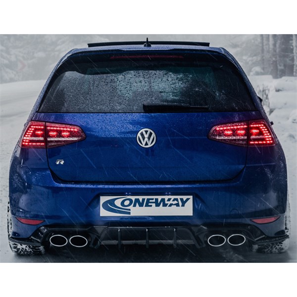 Bakre stötfångarkjol (Diffusor) VW Golf VII HB R 2013-2016 OneWay