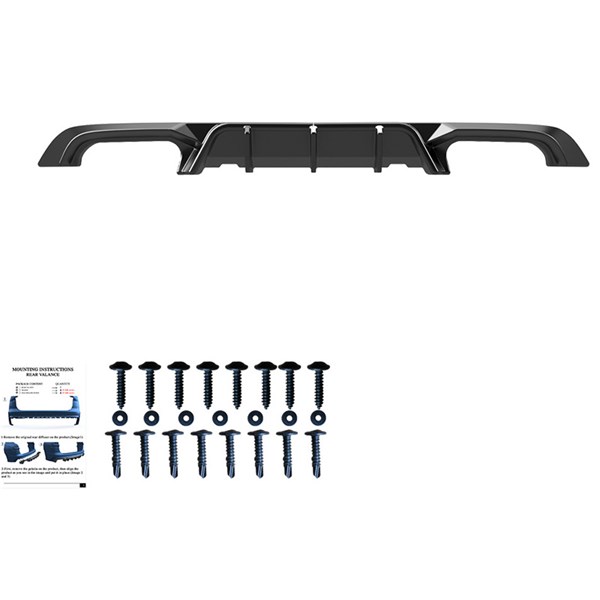 Bakre stötfångarkjol (Diffusor) VW Golf VII HB R 2013-2016 OneWay Bakre stötfångarkjol (Diffusor) VW Golf VII HB R 2013-2016 OneWay