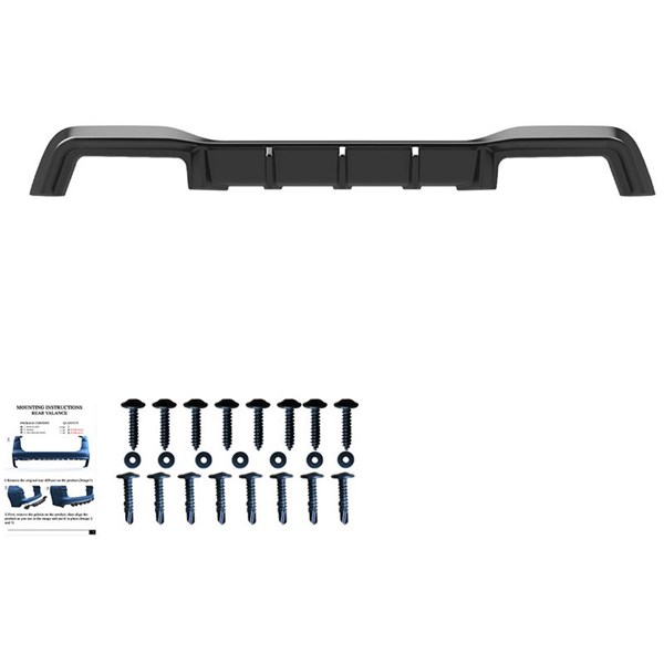 Bakre stötfångarkjol (Diffusor) VW Golf VIII HB R 2020- OneWay