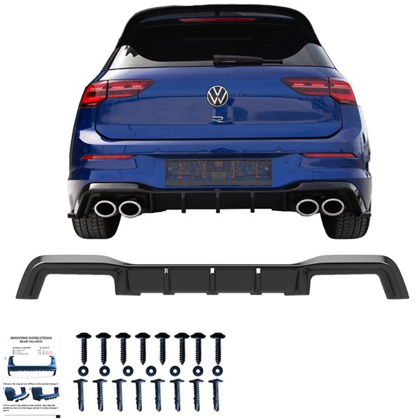 Bakre stötfångarkjol (Diffusor) VW Golf VIII HB R 2020- OneWay Bakre stötfångarkjol (Diffusor) VW Golf VIII HB R 2020- OneWay