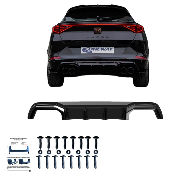 Bakre stötfångarkjol (Diffusor) Cupra Formentor 2020-2024 OneWay