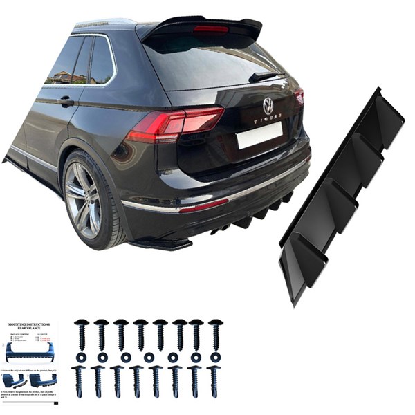 Bakre stötfångarkjol (Diffusor) VW Tiguan II 2016-2020 Oneway OW OneWay Bakre stötfångarkjol (Diffusor) VW Tiguan II 2016-2020 Oneway OW OneWay