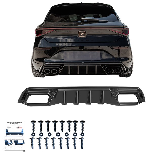 Bakre stötfångarkjol (Diffusor) Cupra Leon HB MK1 2020-2024 Onewa OneWay Bakre stötfångarkjol (Diffusor) Cupra Leon HB MK1 2020-2024 Onewa OneWay