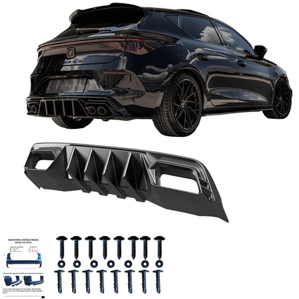 Bakre stötfångarkjol (Diffusor) Cupra Leon HB MK1 2020-2024 Onewa OneWay Bakre stötfångarkjol (Diffusor) Cupra Leon HB MK1 2020-2024 Onewa OneWay