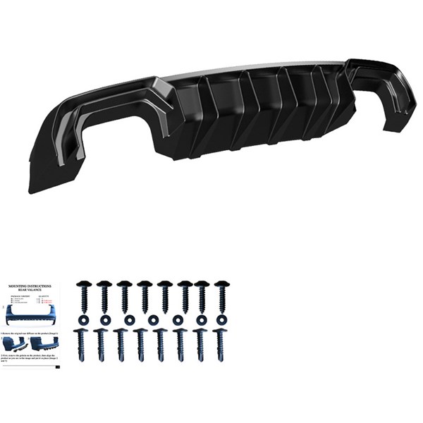 Bakre stötfångarkjol (Diffusor) Audi S3 SB 8V 2013-2016 Oneway OW OneWay