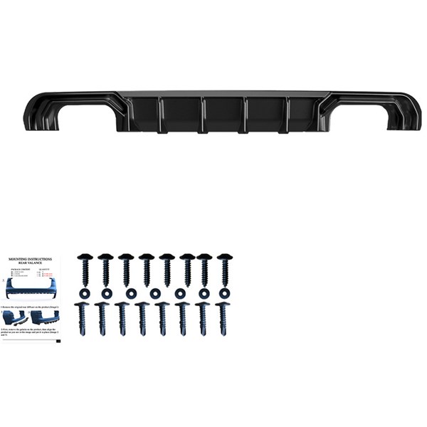 Bakre stötfångarkjol (Diffusor) Audi S3 SB 8V 2013-2016 Oneway OW OneWay Bakre stötfångarkjol (Diffusor) Audi S3 SB 8V 2013-2016 Oneway OW OneWay