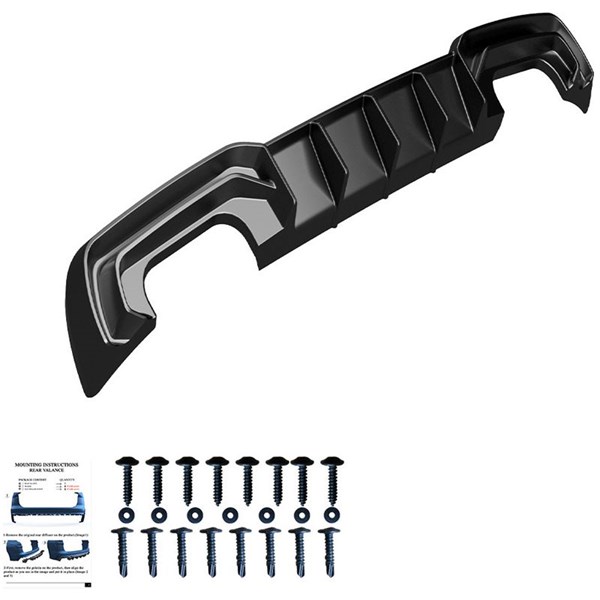Bakre stötfångarkjol (Diffusor) Audi S3 SB 8V FL 2016-2020 OneWay