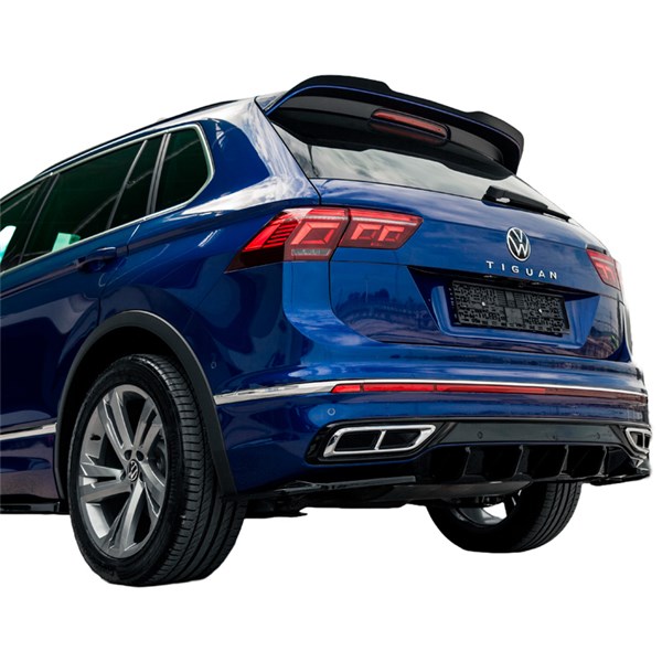 Bakre stötfångarkjol (Diffusor) VW Tiguan II RLine FL 20-24 OneWay