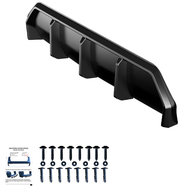 Bakre stötfångarkjol (Diffusor) BMW 3 G20/G21 MPack FL 22- OneWay
