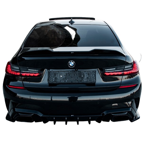 Bakre stötfångarkjol (Diffusor) BMW 3 G20/G21 M-Pack 18-22 OneWay