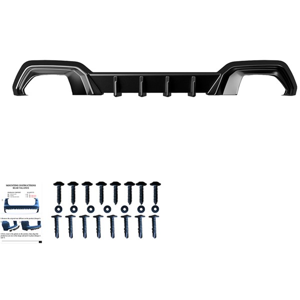 Bakre stötfångarkjol (Diffusor) BMW 3 G20/G21 M-Pack 18-22 OneWay Bakre stötfångarkjol (Diffusor) BMW 3 G20/G21 M-Pack 18-22 OneWay