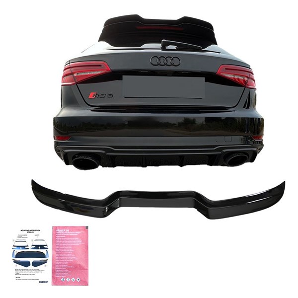 Takspoilerhuvud Audi RS3 8V Sportback 2015-2020 OneWay Takspoilerhuvud Audi RS3 8V Sportback 2015-2020 OneWay