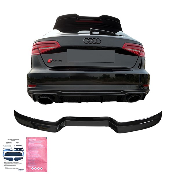Takspoilerhuvud Audi RS3 8V Sportback 2015-2020 OneWay Takspoilerhuvud Audi RS3 8V Sportback 2015-2020 OneWay