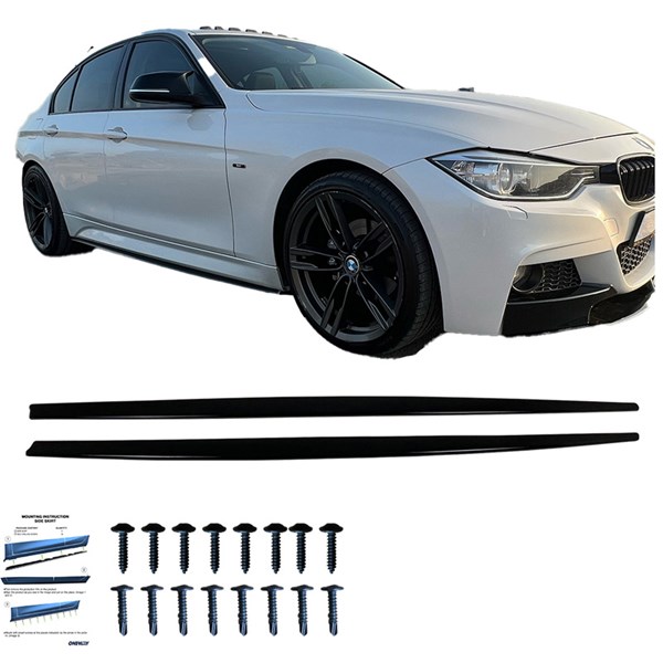 Sidokjolar BMW 3-Series F30 M-Sport 2012-2019 OneWay Sidokjolar BMW 3-Series F30 M-Sport 2012-2019 OneWay