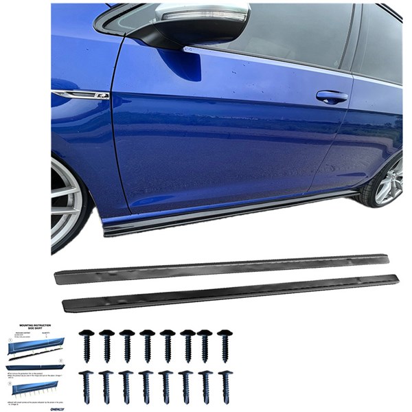 Sidokjolar VW Golf VII (7.5) HB/Variant R 2017-2020 OneWay Sidokjolar VW Golf VII (7.5) HB/Variant R 2017-2020 OneWay