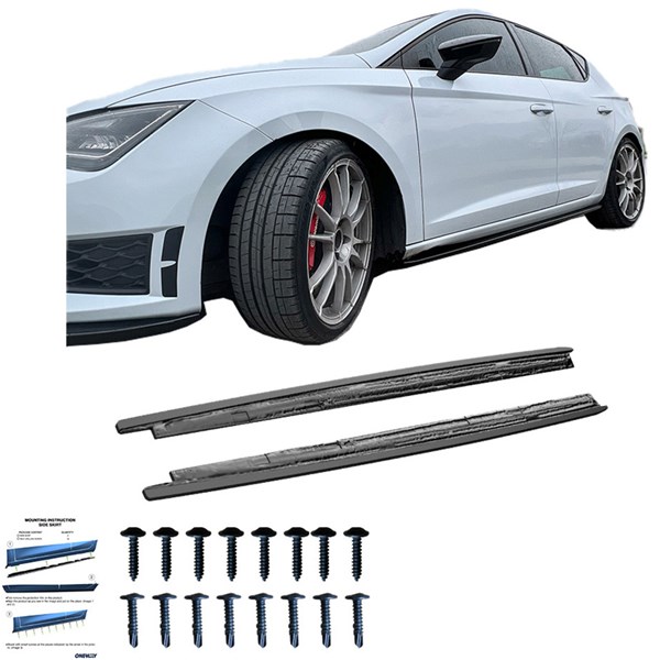 Sidokjolar Seat Leon (5F) HB/ST 2013-2020 OneWay Sidokjolar Seat Leon (5F) HB/ST 2013-2020 OneWay