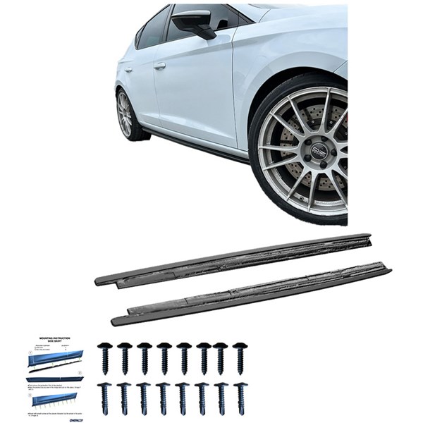 Sidokjolar Seat Leon (5F) HB/ST 2013-2020 OneWay Sidokjolar Seat Leon (5F) HB/ST 2013-2020 OneWay