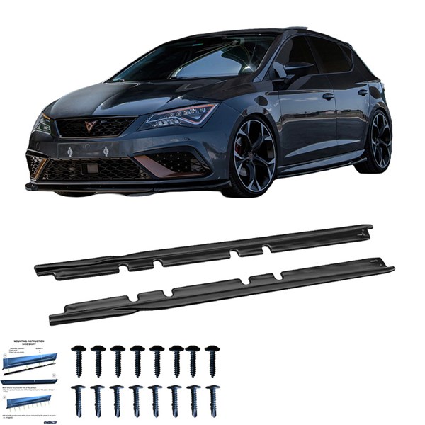 Sidokjolar Seat Leon (5F) HB/ST 2013-2020 - Version 2 OneWay Sidokjolar Seat Leon (5F) HB/ST 2013-2020 - Version 2 OneWay